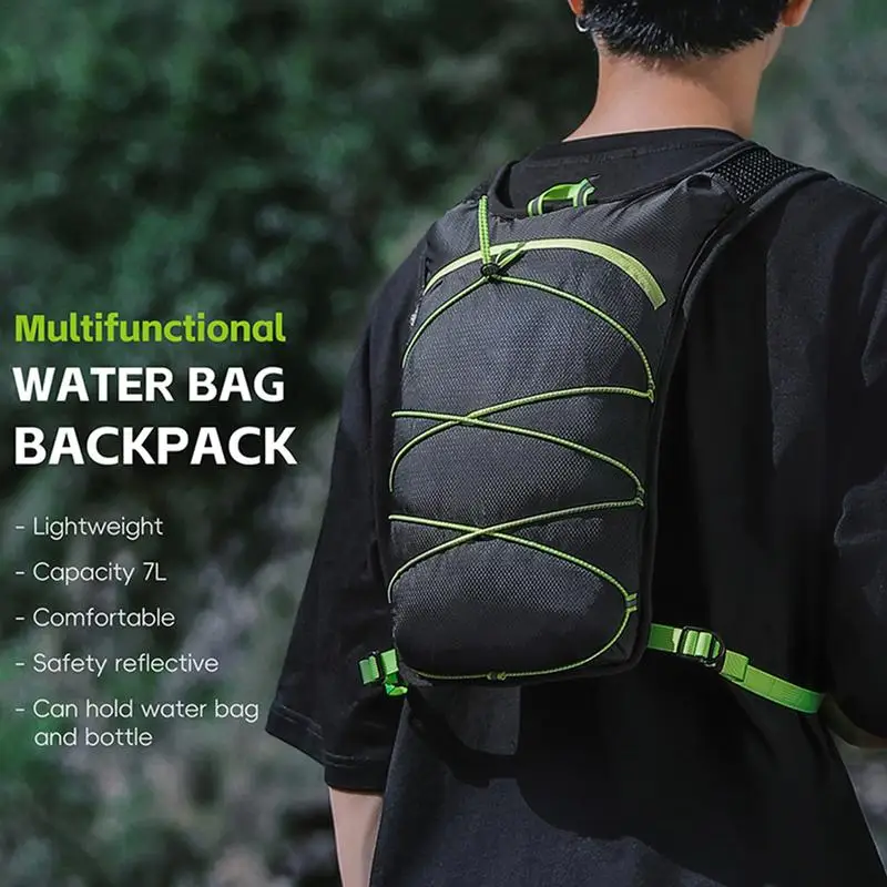 Bike Backpack With Water Bag Lightweight Sport Bag Waterproof Water Rucksack MTBs Road Bike Hydration Pack For Cycling