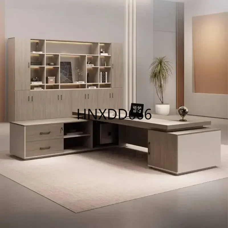 유럽의 고급 사무실 책상 정리함 컴퓨터 책상 서랍 코너 Mesa Escritorio 가구 사무실