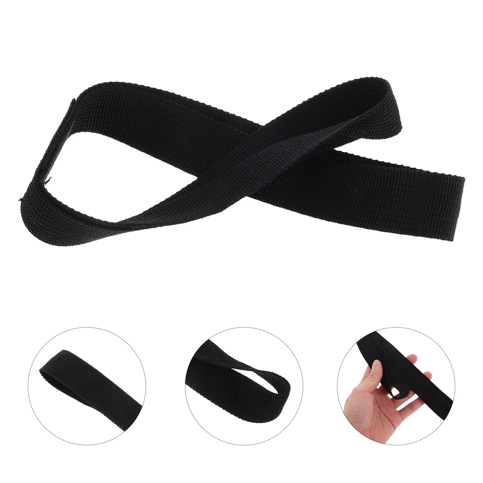40.5cm X 2.5cm Heavy Duty Loop Fastening Strap for Motorcycle Tie Down Atv Stroller Cargo Securing Soft Loop Tie Down Straps - view 6