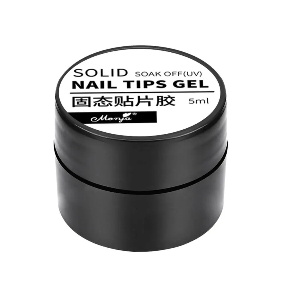 2024 New High-end Solid Patch Gel Wearable Nail Peelable Patch Gel Adhesive For Fake Nail Polishing Solid State Chip Adhesi P8X7 image 4