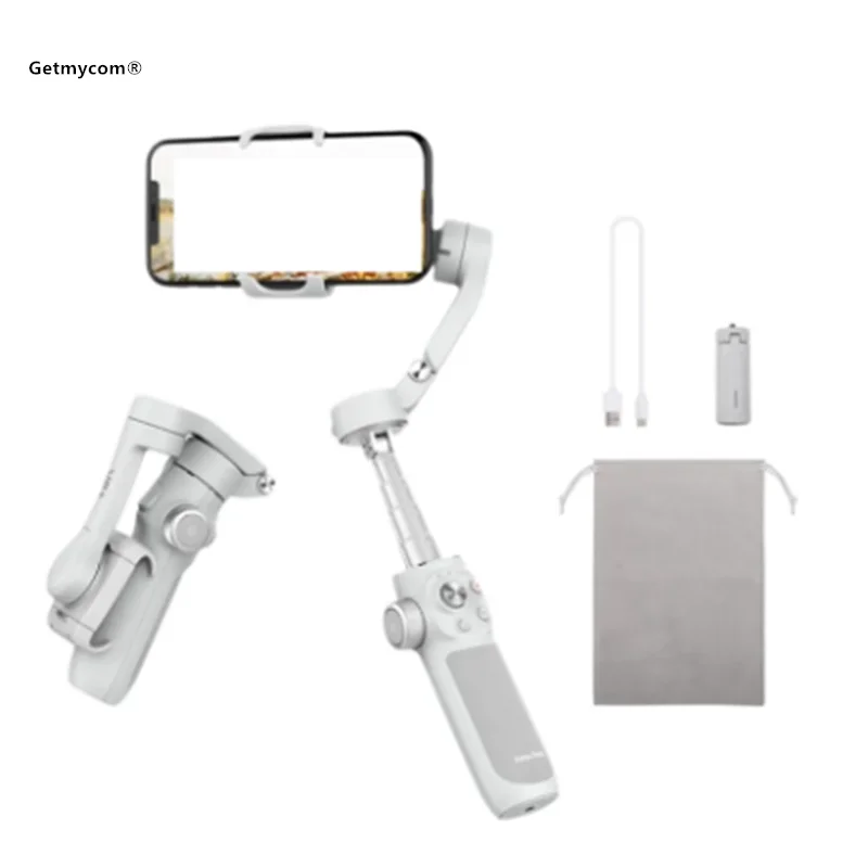 

Getmycom for FeiyuTech VB4 Smartphone Stabilizer Face AI Tracking 3-Axis Phone Gimbal Built-in Selfie Stick Portable