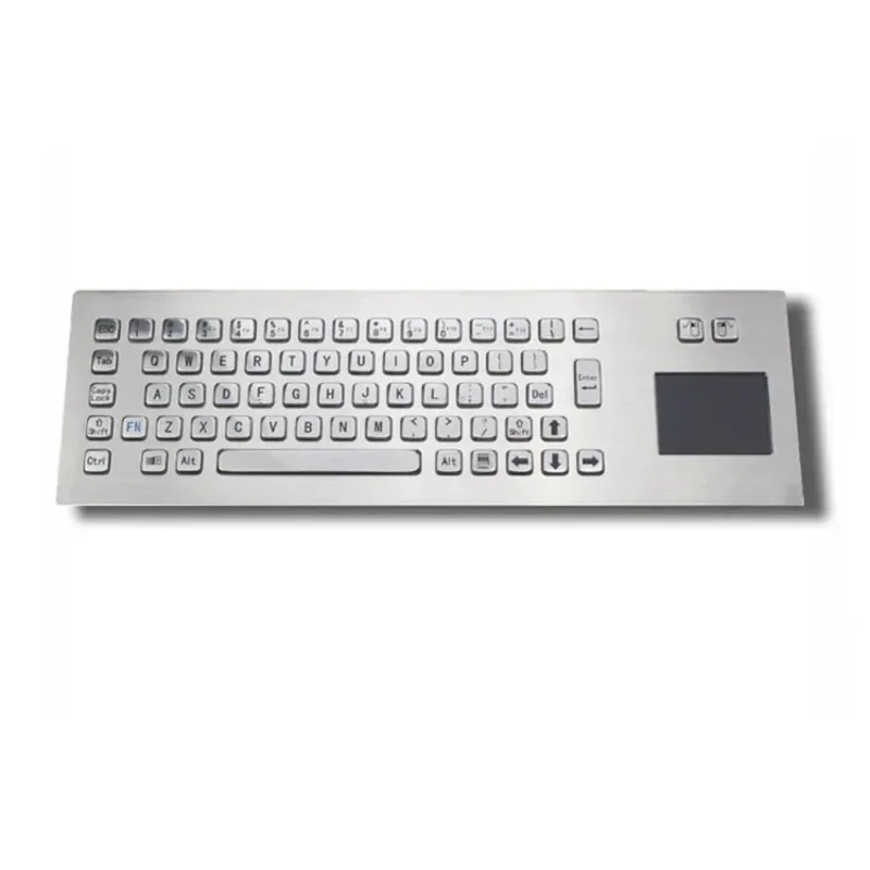 Waterproof Kiosk Metal Touch Pad Keyboard