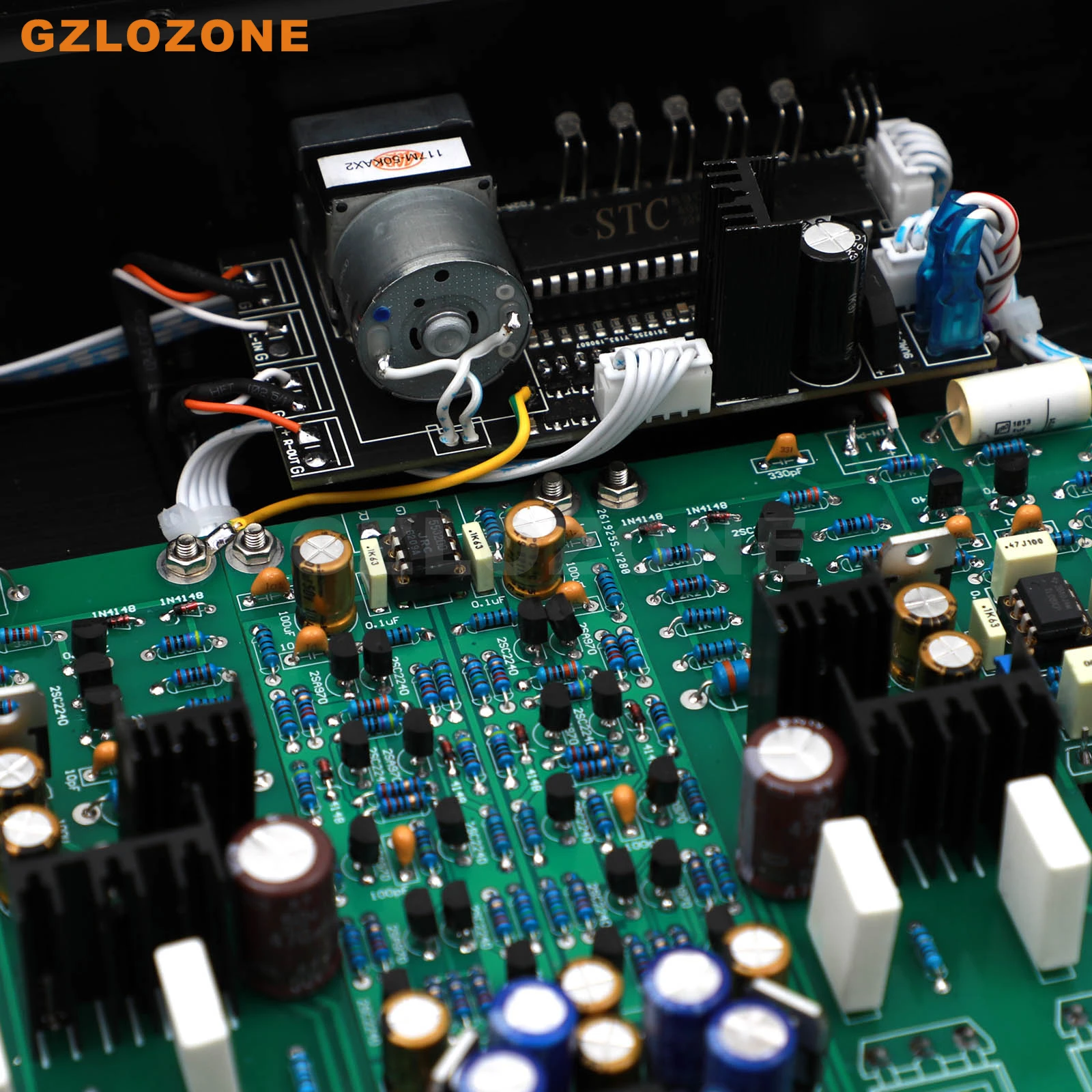 HIFI Remote C3810(Reference C3850)+E350 Preamplifier+Power Amplifier Integrated Amplifier Base On Accuphase Circuit 75W+75W