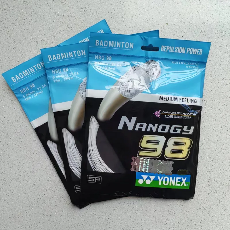 YONEX Badminton Racket String YY NBG 98 High Quality String High Elasticity Resistant Net String BG98