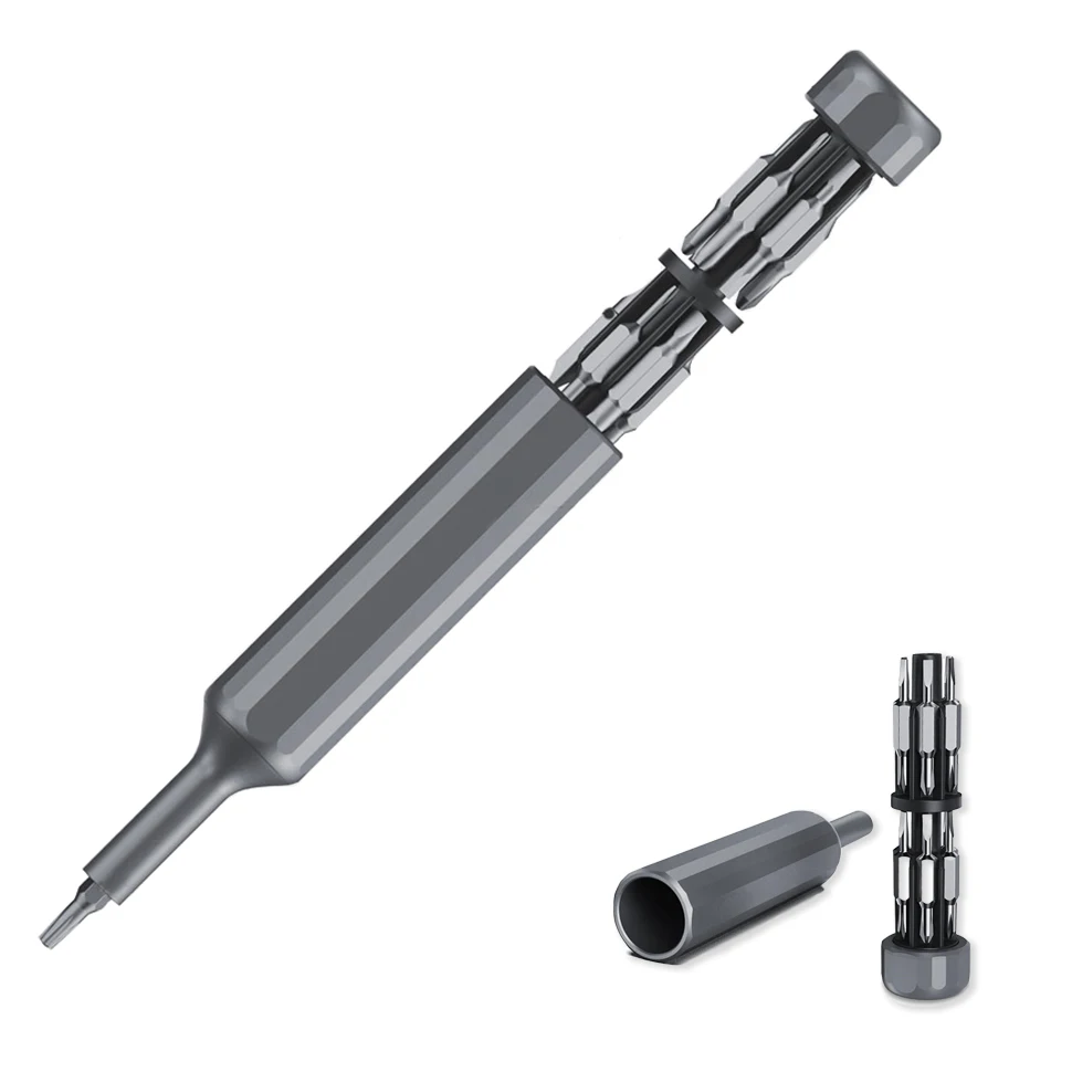 

Набор прецизионных отверток 27 в 1, биты из легированной стали S2, магнитная ручка для хранения, портативный многоразрядный инструмент для ремонта телефона, ноутбука