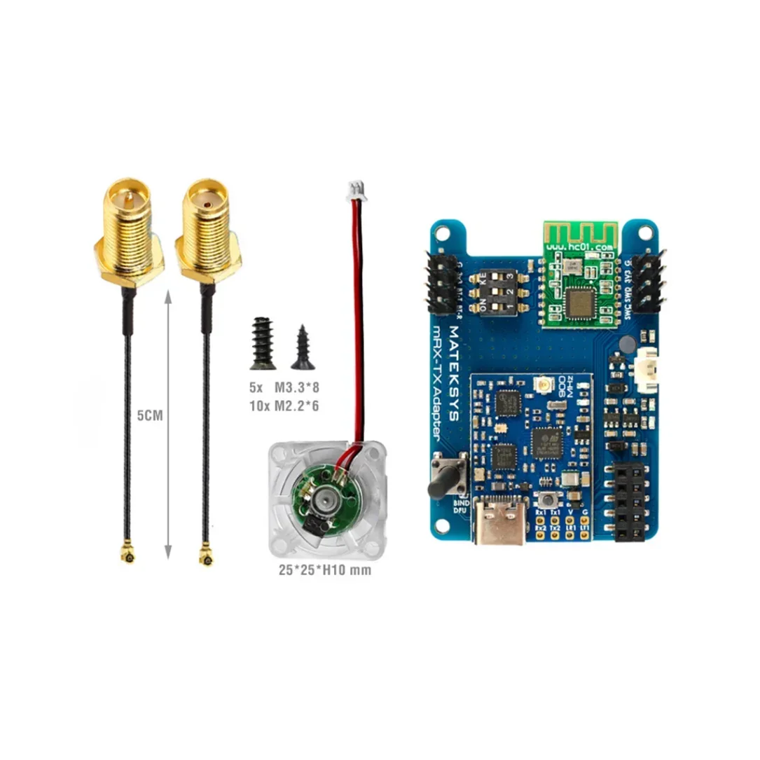 

MATEK Mateksys MLRS MAVLINK 900MHZ TX MODULE KIT MR900-30-TX mLRS (MAVLink long range system) firmware, 900 MHz LoRa, 30 dBm