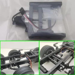 1 Set Simulazione Metallo Nero Ascensore Asse Modifica per 1/14 Tamiya RC Camion Auto Scania 770S 56368 8X4 56371 Parti Fai Da Te Giocattoli