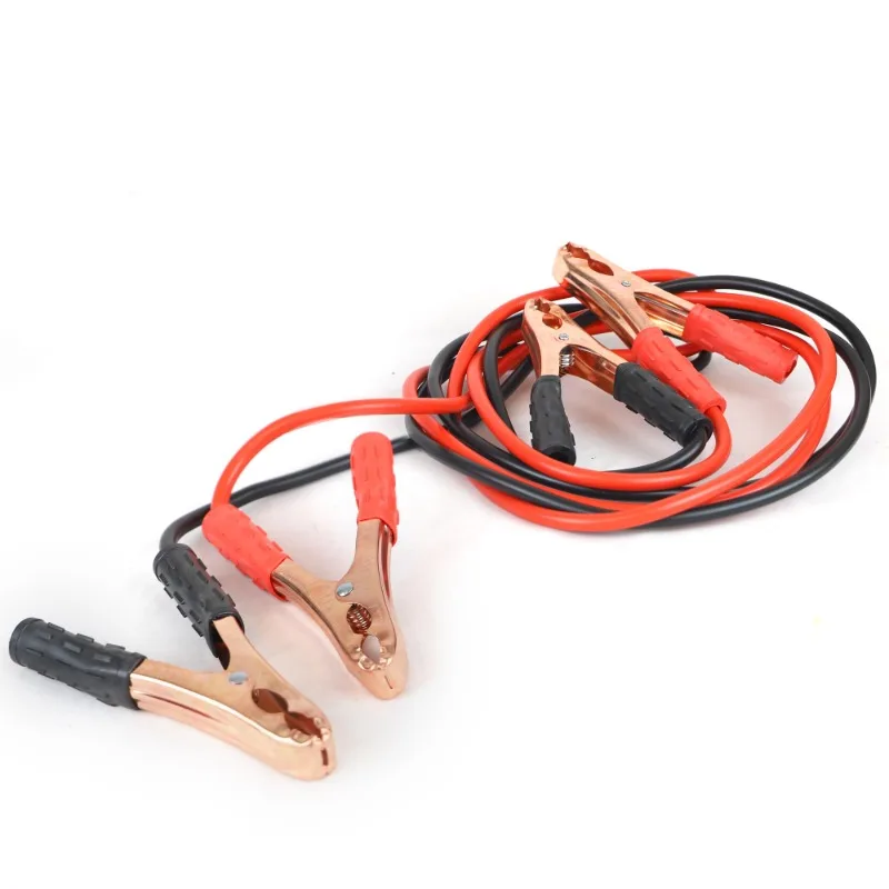 Universal 1 Set 500A Car Double-Ended Alligator Clips Battery Jump Cables  for Emergency Jump Starts on Cars Vans and SUVs New