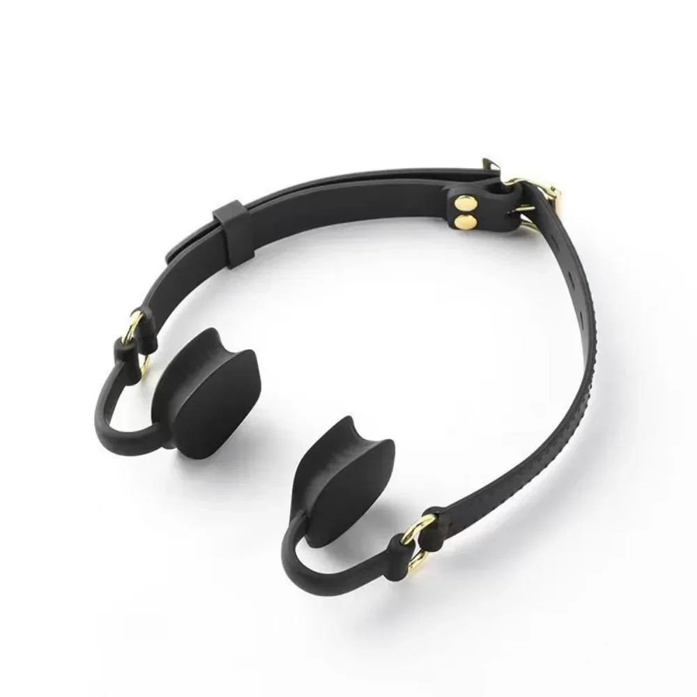 لينة سيليكون مفتوحة الفم الفم الكمامة تسخير الكرة دغة الكمامة الوثن عبودية ضبط النفس كمامة للزوجين الرقيق لعبة الجنس اللعوب BDSM لعبة #4