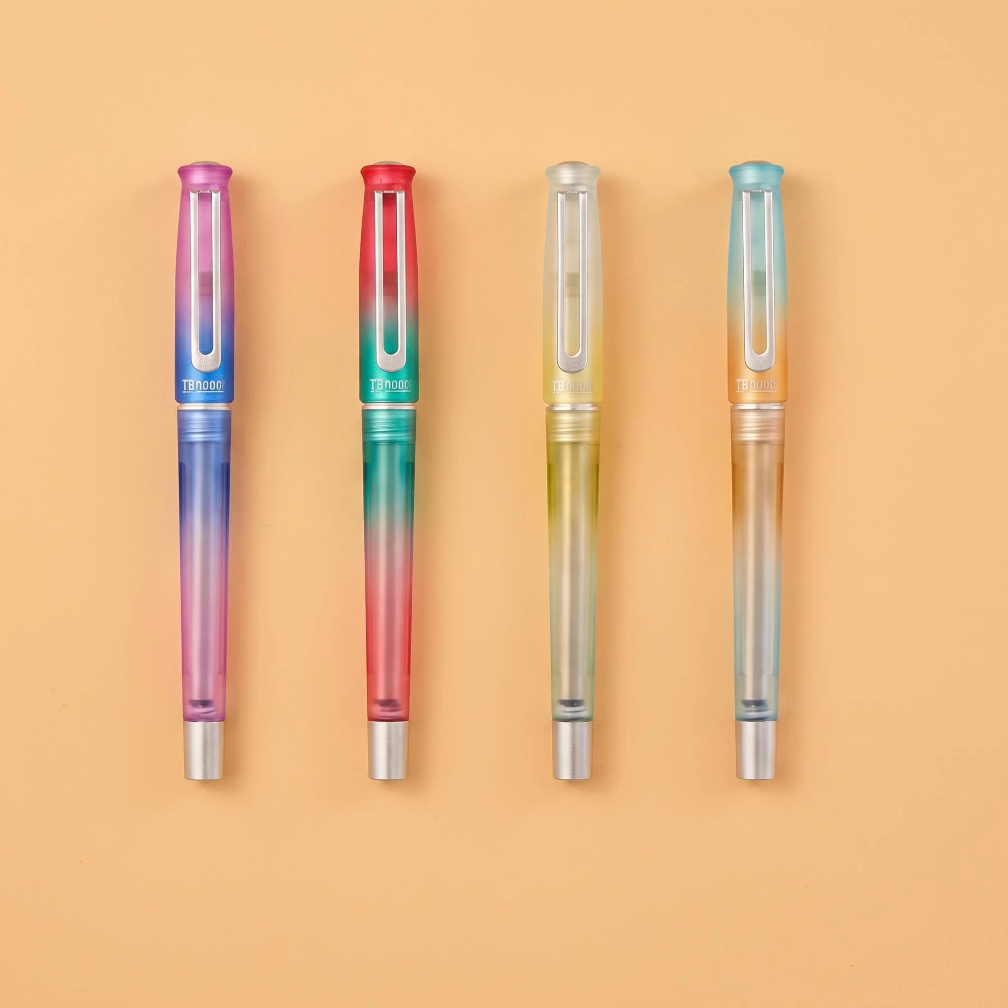 TANOOCI Limited Cocktail Gradient Magnetic Gel Pen 0.5mm Black Ink Stationery With Gift Box For Student Office Business Present