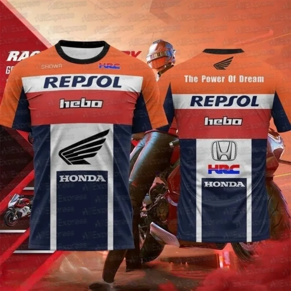 

HONDA men's quick-drying T-shirt,2025 summer motorcycle short-sleeved casual breathable sweat-absorbent outdoor sports tops