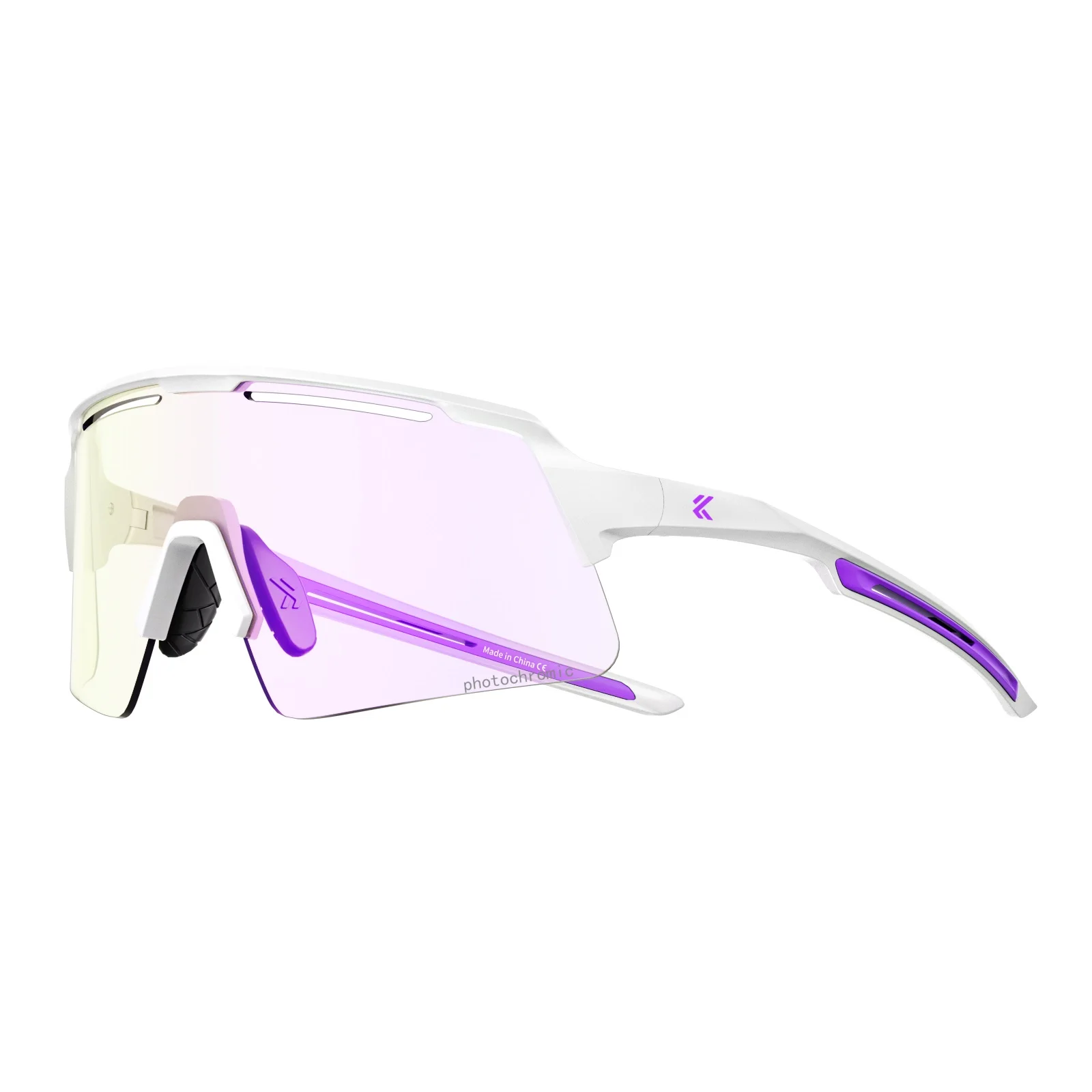 KAPOVE Anti-fog Sports Photochromic Cycling Eyewear MTB Cycling Sunglasses UV400 Ultraviolet Light Men Women Bicycle Glasses