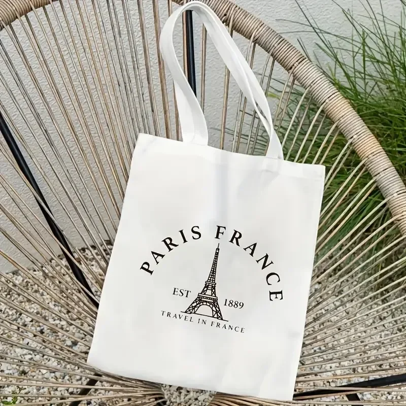 

Paris Reise-Einkaufstasche Für Damen, Umhängetasche Mit Eiffelturm-Tasche, Reisetasche, Pariseres Design, Stabile Konstruktion