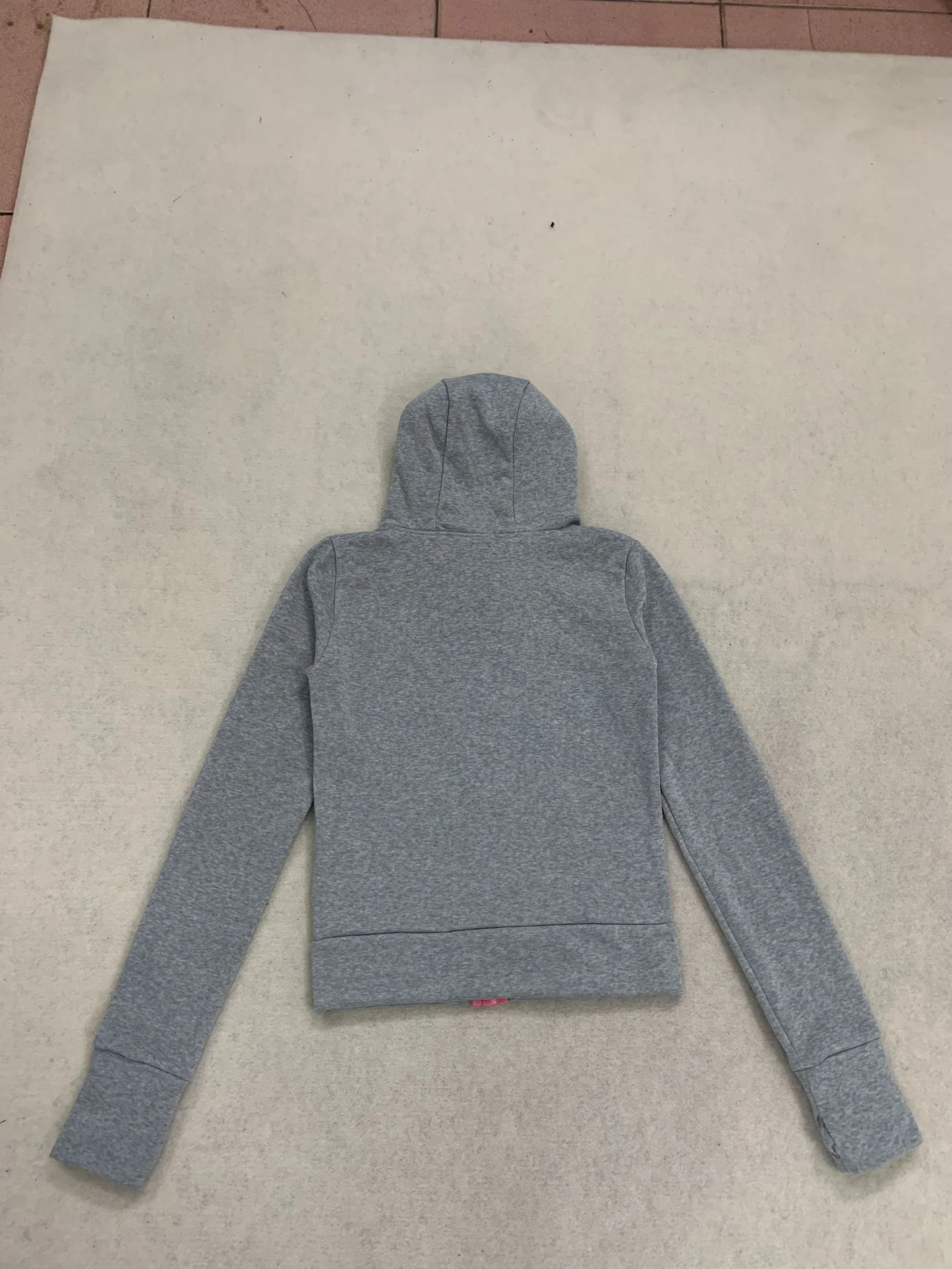 Y2K Großer Reißverschluss Farbblock-Slim-Fit Hoodie Lässiger Einfarbiger INS Street Trend Top Großhandel Personalisiert – Detail 7