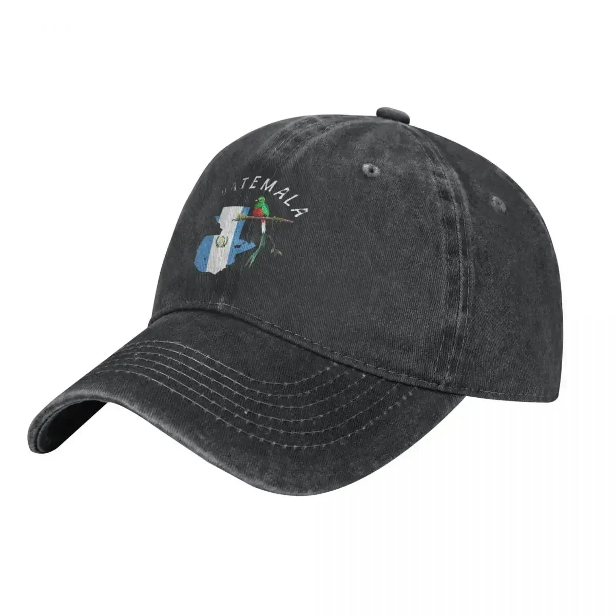 New Flag Map And Quetzal Baseball Cap Bird Of Guatemala Retro Men Washed Trucker Hat Hot Sale Design Hip Hop Baseball Caps Gift