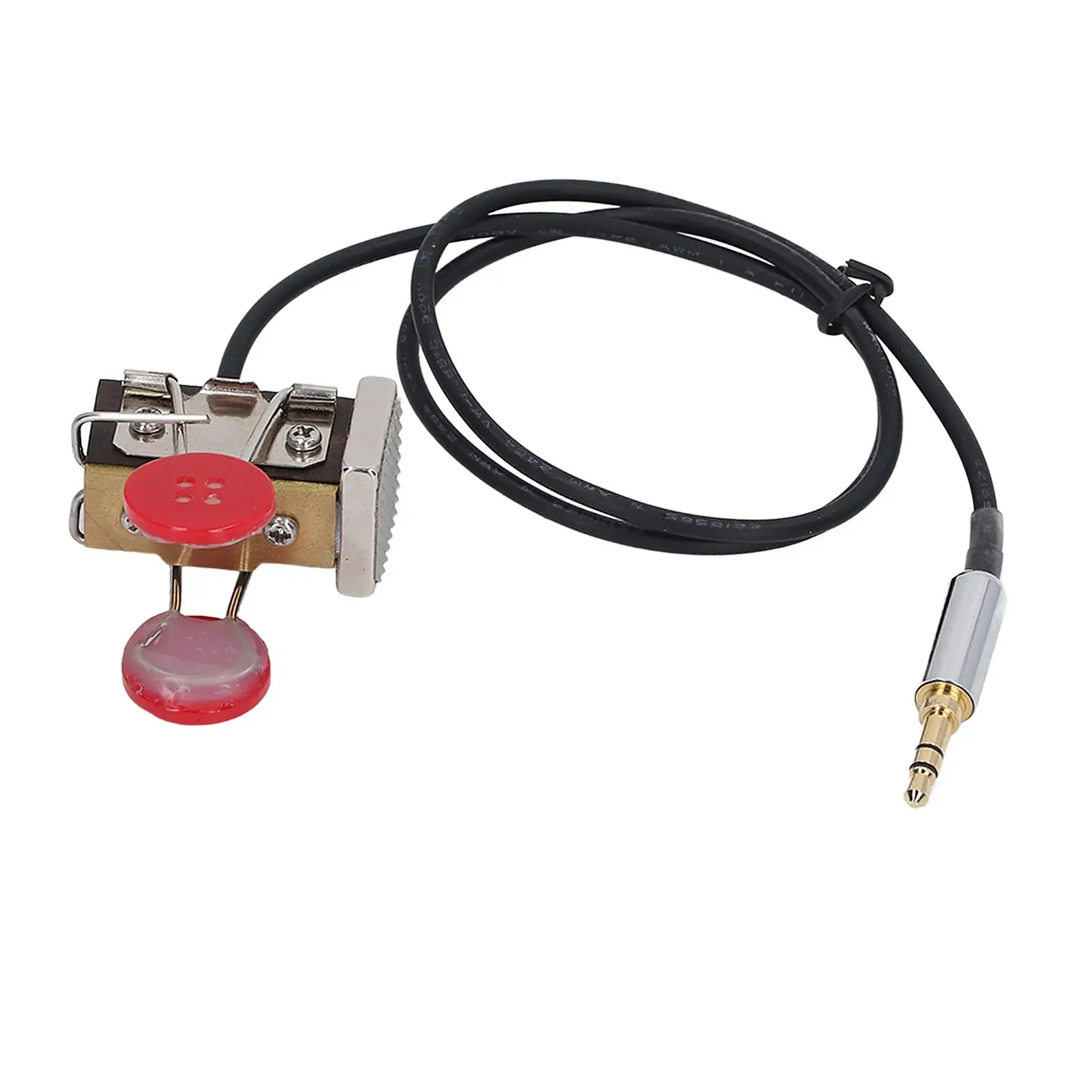 Portable Brass and Resin CW Morse Keyer – Durable, Easy to Use, Perfect for camping and Outdoor Activities