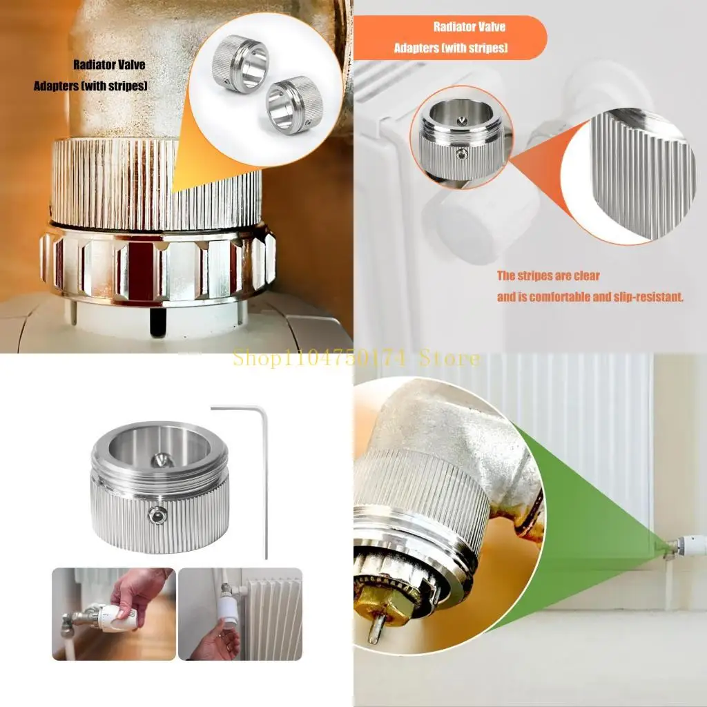 Radiators Thermostat Adapters M30x1 5 Thread 22mm Bore Suitable for Multiple Valves Top Sale