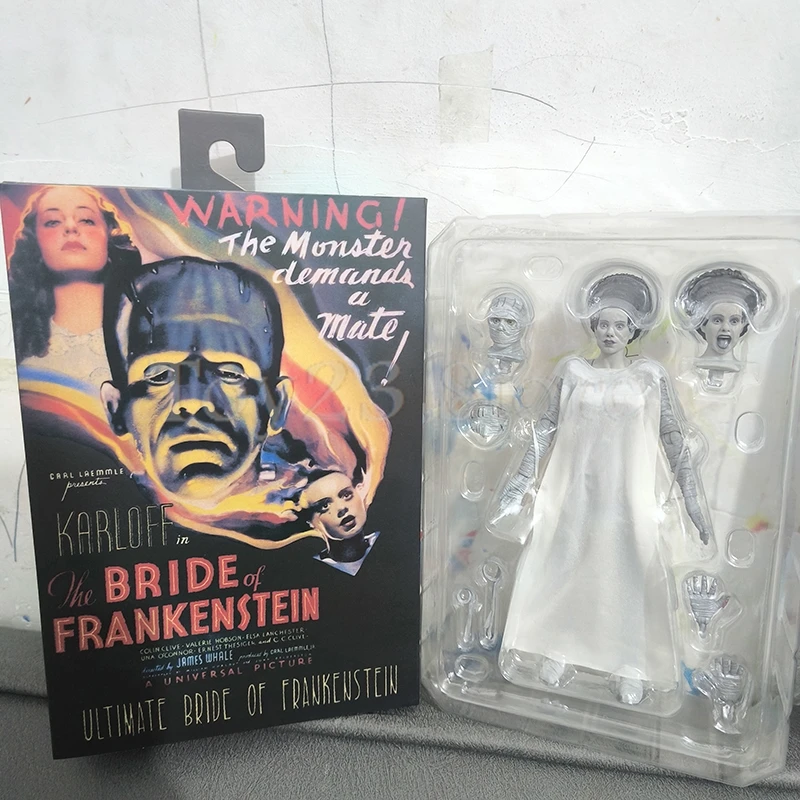 NECA-The Phantom Of Opera Figuras de Ação, Lon Channel, A Noiva De Frankenstein, Modelo De Coleção, Presente De Aniversário