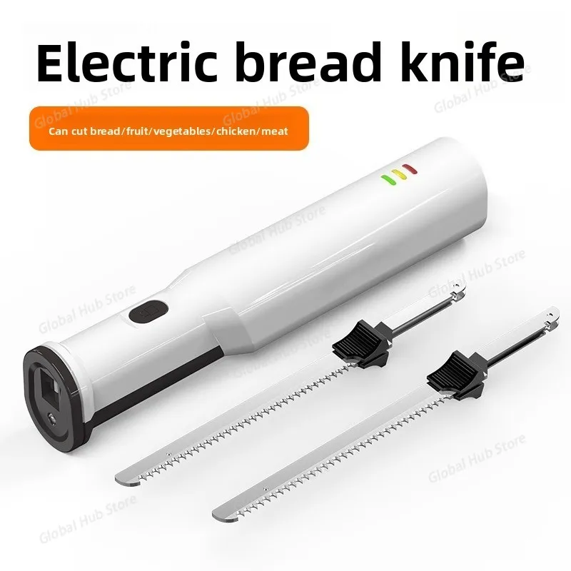 

Electric Bread Knife, Household Cake, Pastry, Bakery, Frozen Meat, Stainless Steel Electric Bread Knife