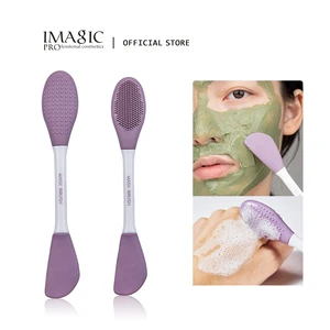 IMAGIC Silikon Pembersih Wajah & Sikat Masker 2 In1 Scrub Perawatan Kulit Wajah Exfoliator Scrub Pori Komedo Alat Pembersih Dalam 6 sikat pembersih wajah silikon penjualan terbaik - №
