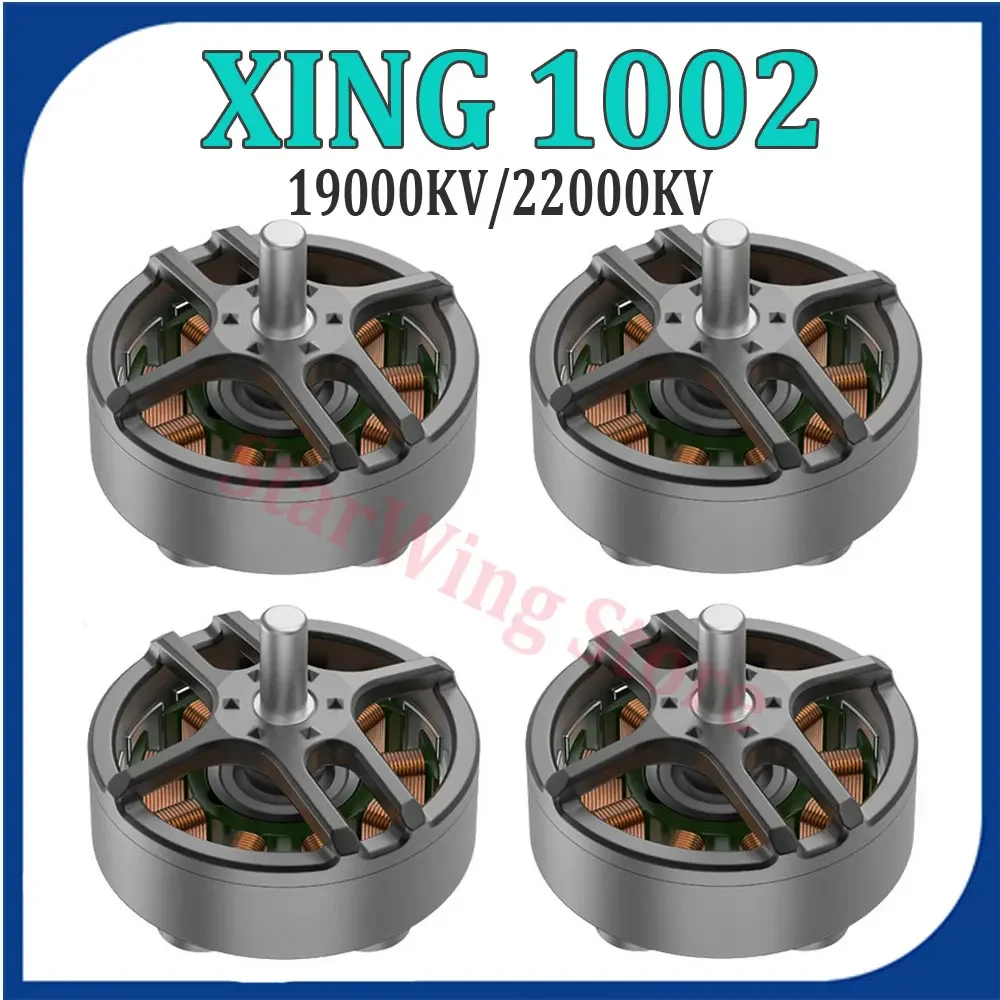 

IFlight XING 1002 19000KV 22000KV Brushless Motor for FPV Freestyle 75mm Tinywhoop Drones DIY Parts