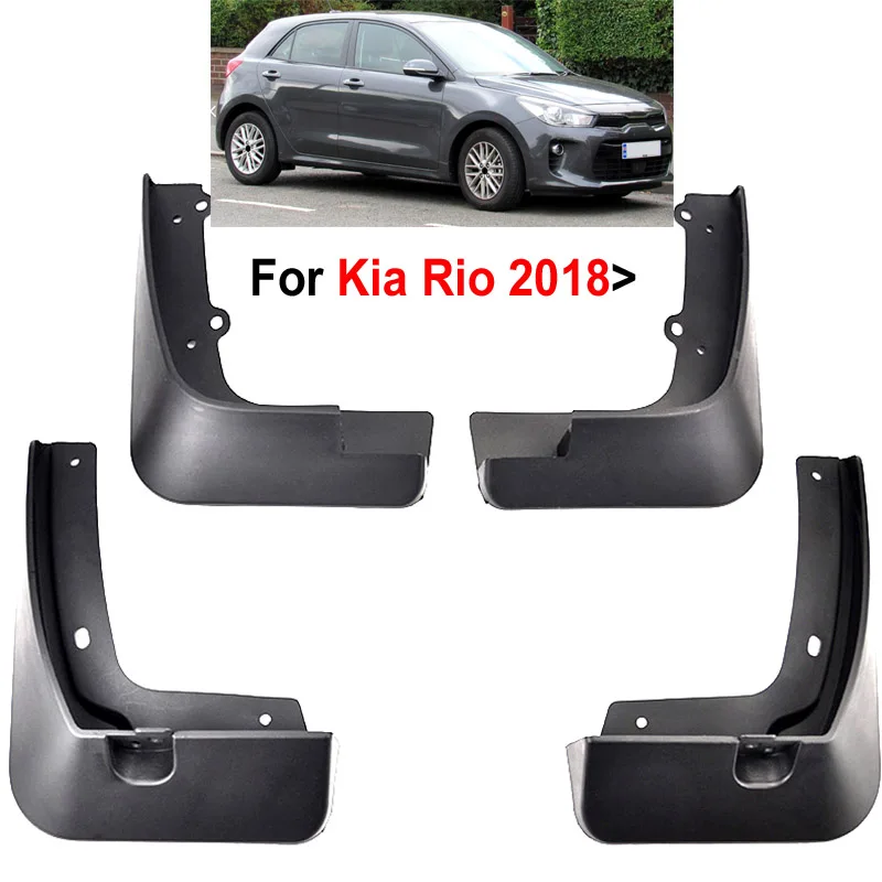 

For KIA Rio Hatchback Sedan Pegas Soluto FB YB 2017 - 2021 Front Rear Mudguards Mudflaps Mud Flaps Splash Guards 2018 2019 2020