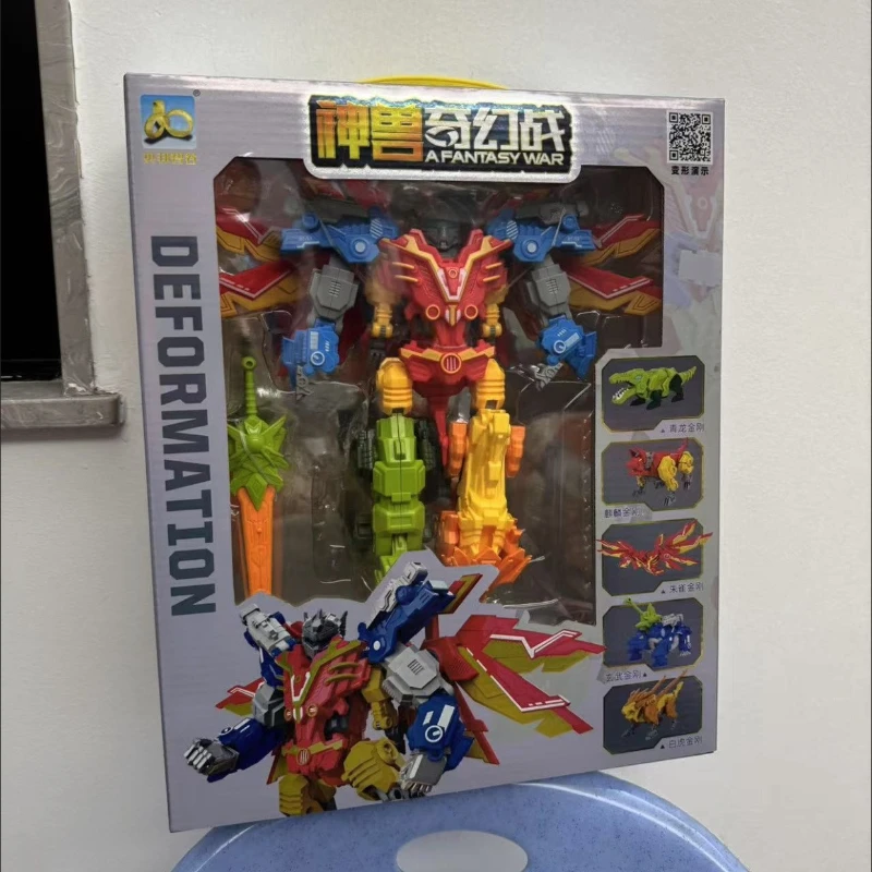 Robot de deformación 5 en 1, juguetes de modelo de plástico DIY, interacción de juegos para niños, juguetes para niños, regalos de Navidad, regalos de cumpleaños para invitados 6-12 +