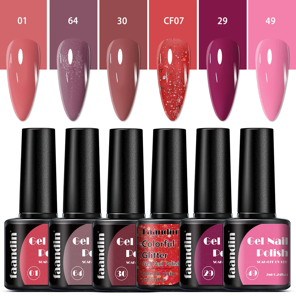 6 قطع/مجموعة فانين 0. صندوق هدايا 24 أونصة * 6 زجاجات، لؤلؤي بلون خالص، لامع أخضر، مجموعة طلاء أظافر جل قزحي الألوان، ألوان غنية، مجموعة جل طلاء أظافر مبهر، جل طلاء أظافر عالي الجودة، هدية لصالونات الأظافر، سهل الإزالة، سهل الإزالة #5