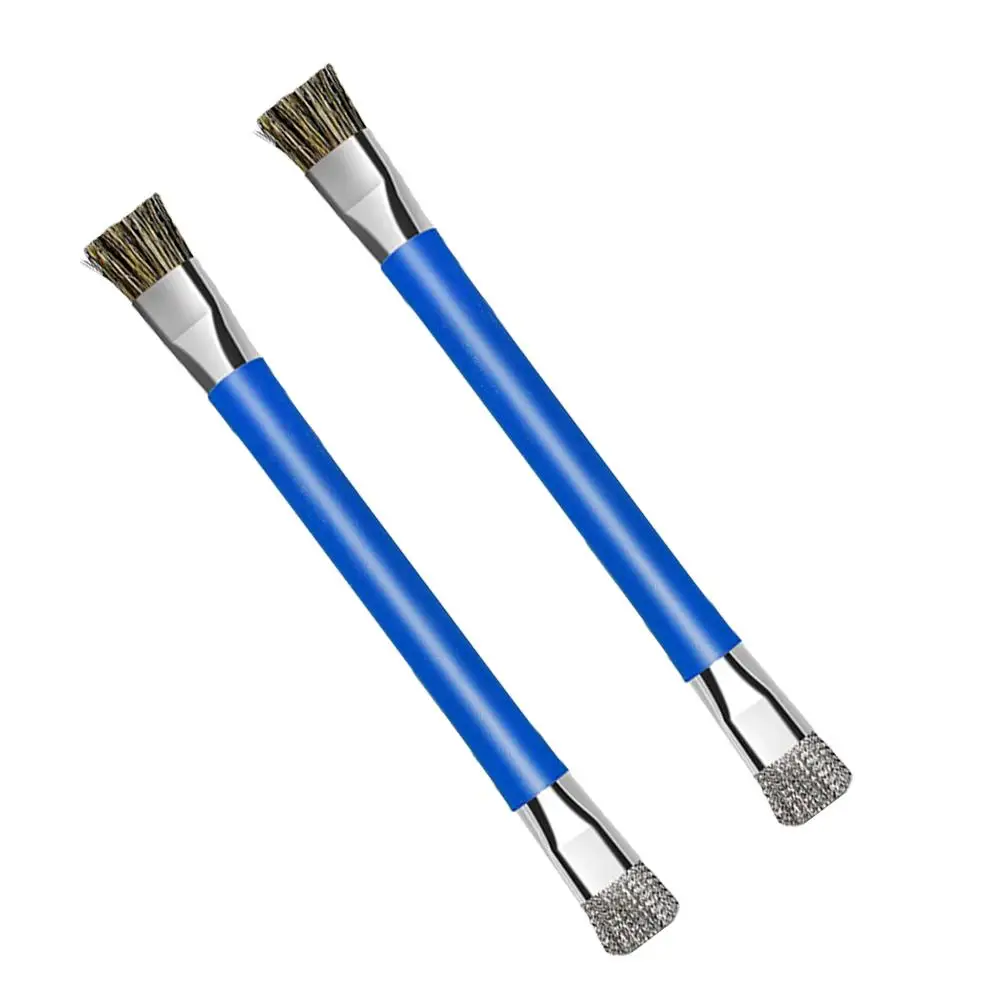 

2 Pcs Motherboard Cleaning Brush Dust Removal Computer Fine Steel Wire Anti Static Double Head