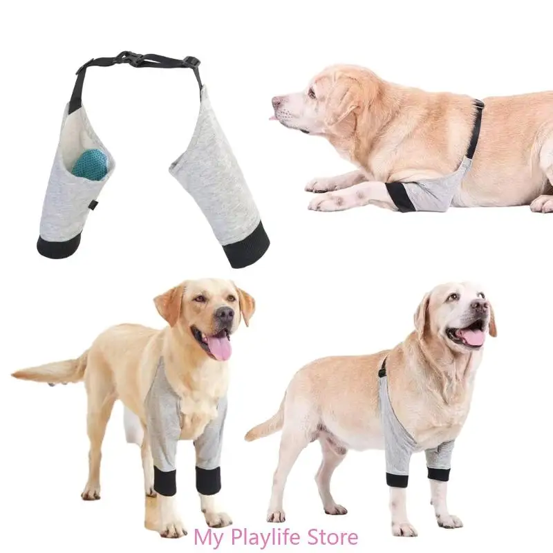 Pet Leg Hock Joint Protector Dog Ensures Joint Health Adjustable Size Prevent Licking Helps Prevent Sprains