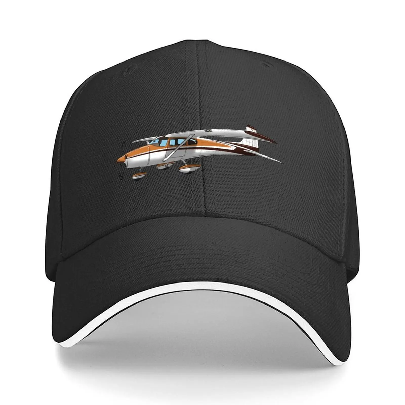 

Cessna 182 Straight Tail Baseball Cap Mountaineering Golf Hat Man Beach Luxury Cap Golf Wear Men Women's