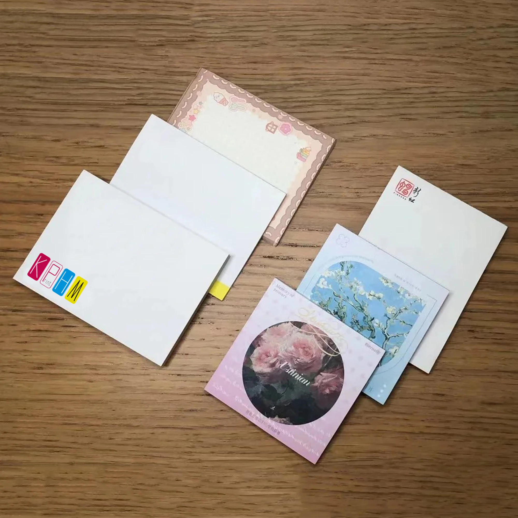 Customized LOGO information can be torn off note notebooks message memos student label refrigerator stickers sticky notes