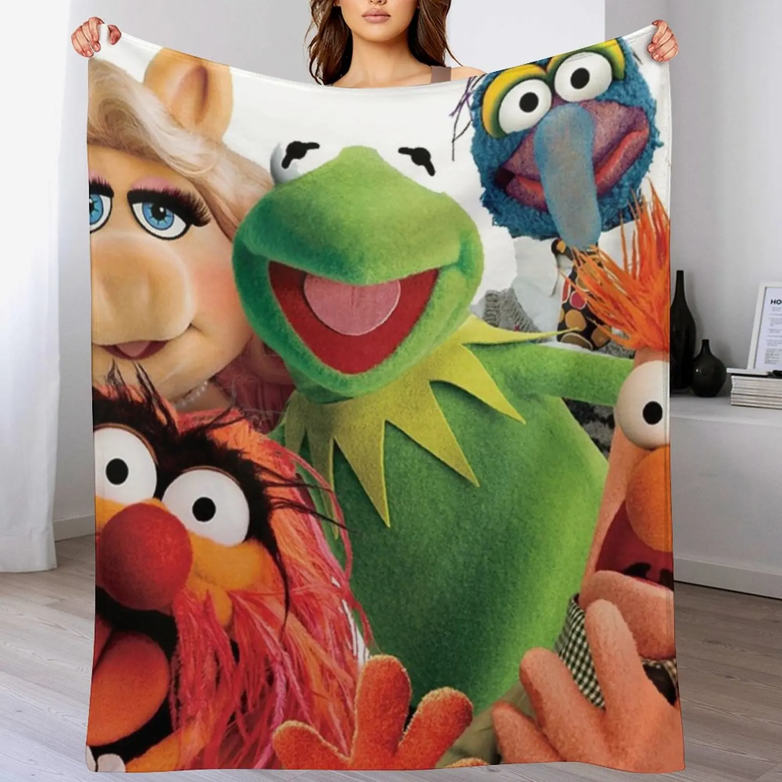 muppet show Throw Blanket Soft Breathable Blanket for Night Sleeping