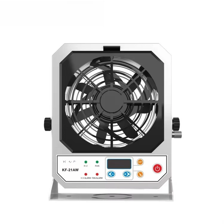KF-21AW Benchtop Neutral Charge ESD Ion Fan Anti-static Ion Generator Lightweight Ionizing Blower