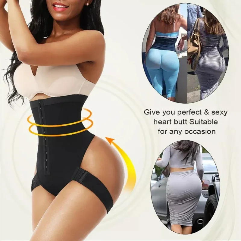 

Body Shapers Women One-piece Underwear Tummy Tuck Pants Hip Plumping Shape Large Size Shaping Pants Girdle Waist Body Pants