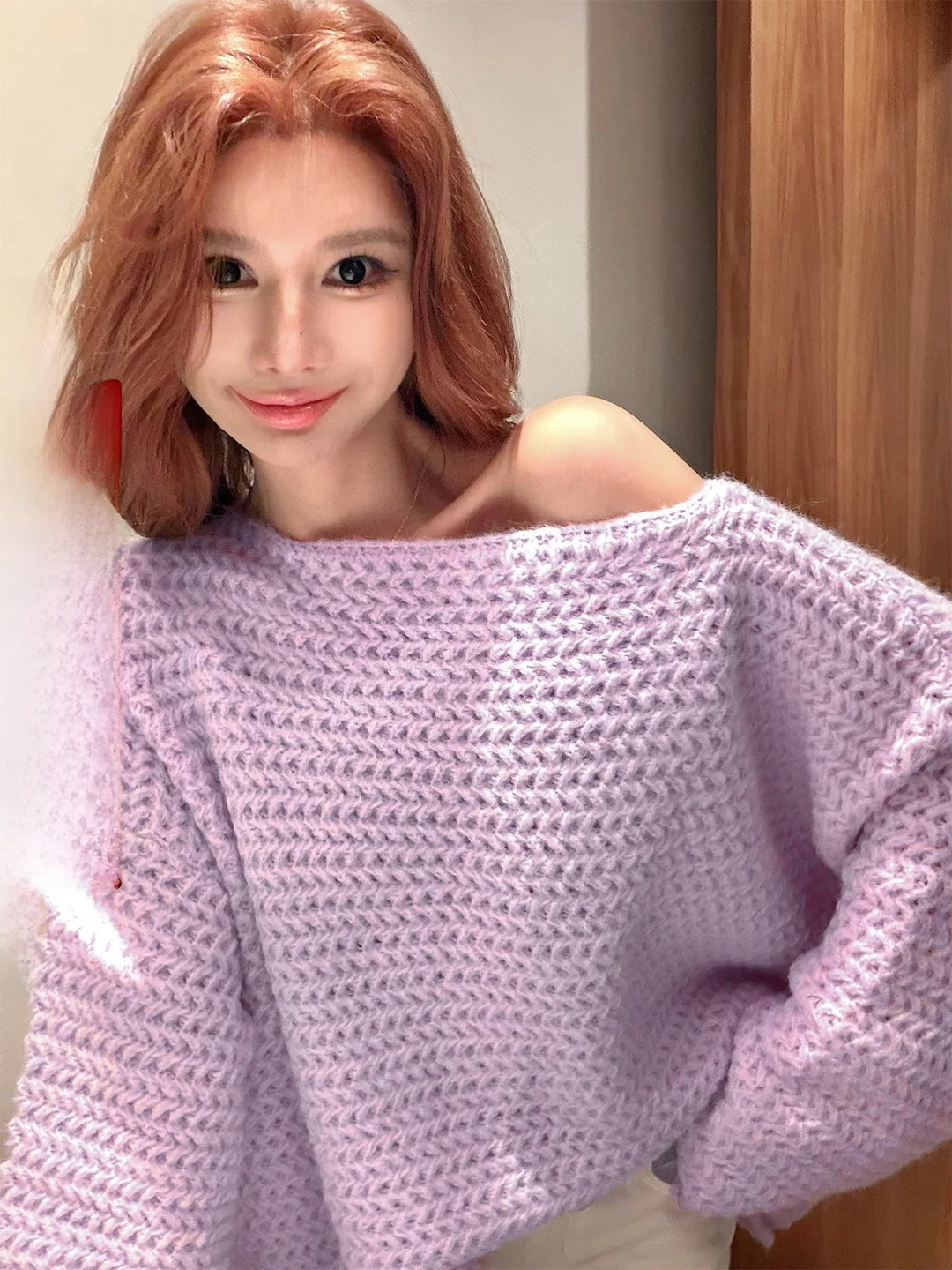 

Женский нейлоновый вязаный свитер Lililiwj Gentle Sle в корейском стиле, с длинными рукавами, универсальный, для осени и зимы, из шерсти, облегающий, для создания стройного силуэта