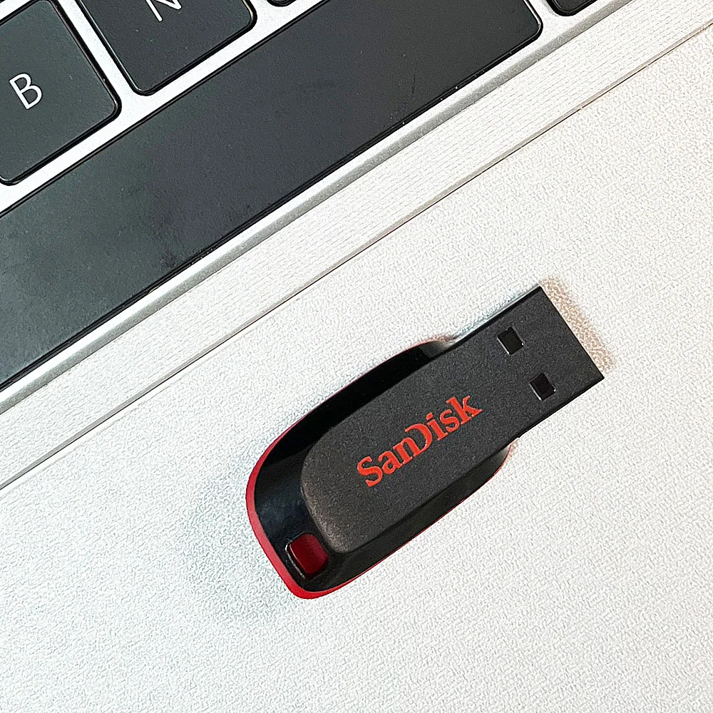 SanDisk PenDrive CZ50 USB2.0 محرك فلاش 128 جيجابايت/64 جيجابايت/32 جيجابايت/16 جيجابايت محرك فلاش USB محرك القلم U القرص محرك فلاش صغير كروزر بليد