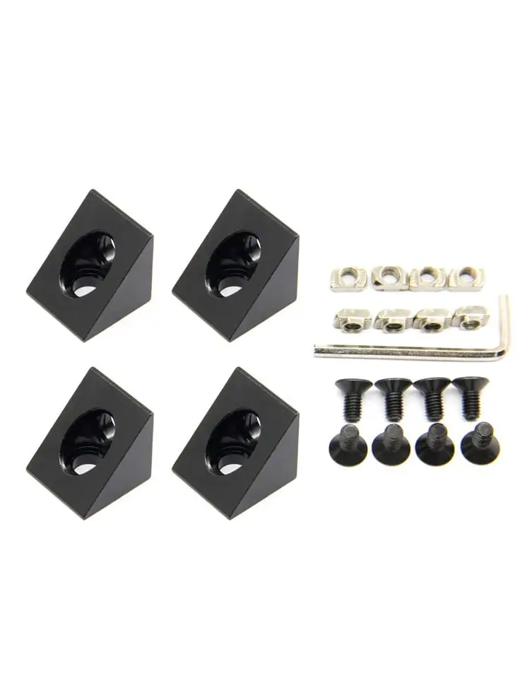 8 teile/paket 2020 Aluminium Block Cube Prisma Stecker Rad Regler Ecke für 6mm Slot Aluminium Extrusion Profil 2020 Serie – Detail 21