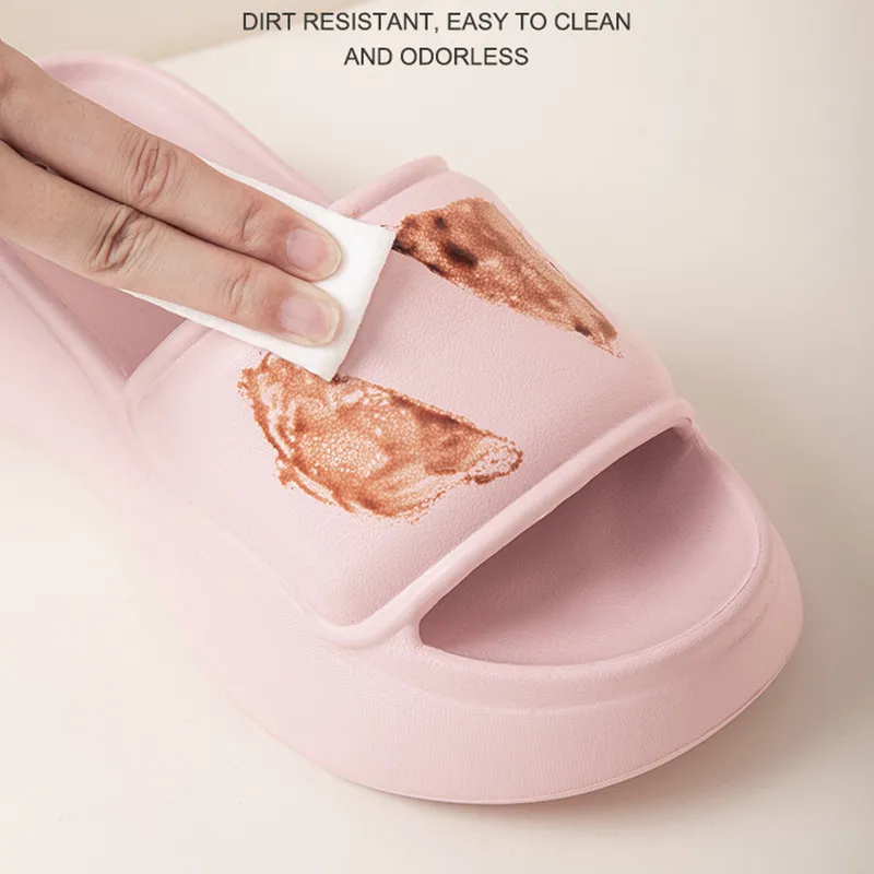 7.0cm Thick Sole Eva Cool Slippers For Women Summer Home, Indoor Height Increase External Wear Soft Sole Beach Outdoor Slippers