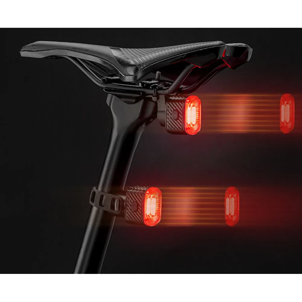 Rock Brothers Bicycle Night Taillight Intelligent Sensing Brake Light Mountain Road Bike Riding Equipment Accessories_voghion.com