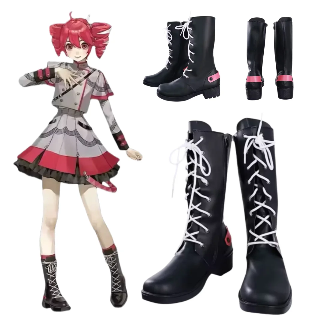Anime Kasane Teto Cosplay Shoes Halloween Carnival Boots Cosplay Props