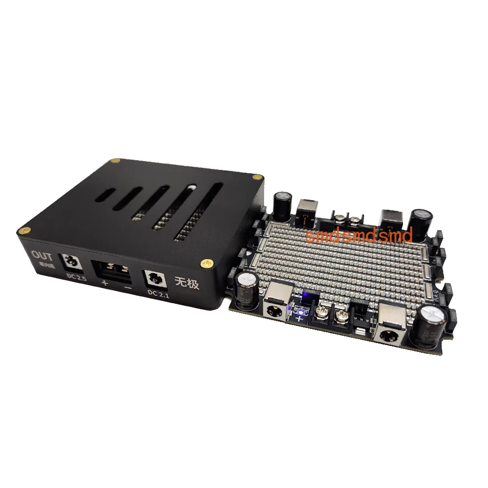 

Case 5V-25V 20A HIFI Power Filter Suitable for Switching Power Supply NAS Sound Card DAC Heaphone Amplifier