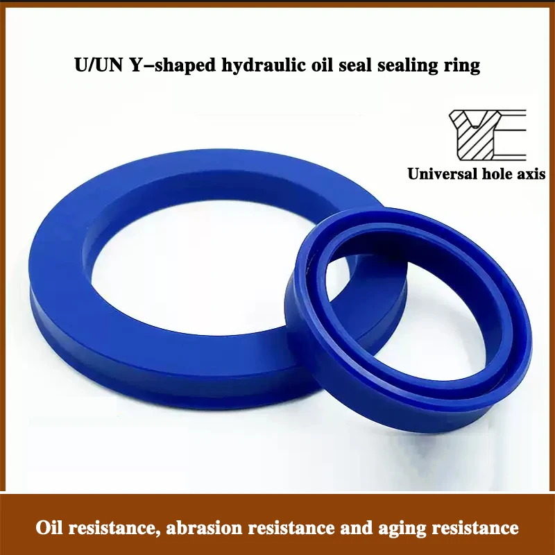 ID 71mm/75mm/80mm UN/UHS/UNS Y Type Ring Polyurethane (PU) Hydraulic Oil Seal Cylinder Piston Sealing Ring Gasket OD 80mm-110mm