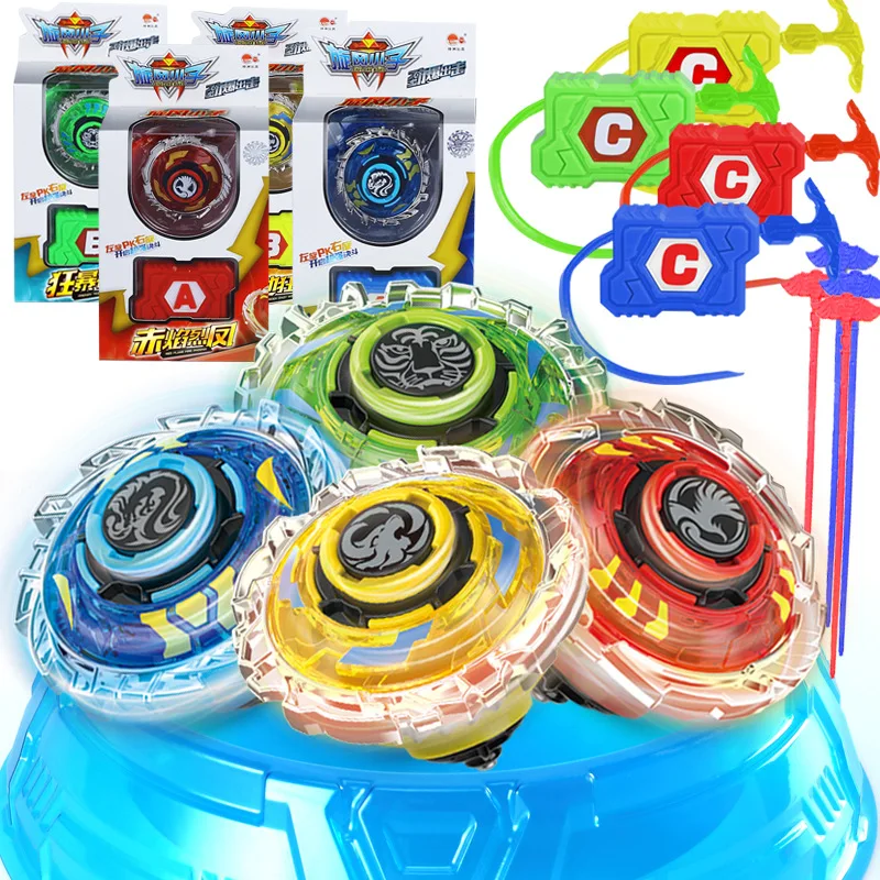 Infinity Nado 3 Crack Series 2 In1 Split Transforming Metal Nado Gyro Battle Spinning Top With Launcher Anime Kids Toy Gift