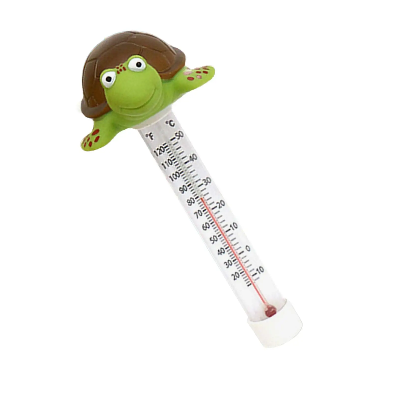 Floating Pool Thermometer Easy to Read Gauge Turtle Large Display Measurement