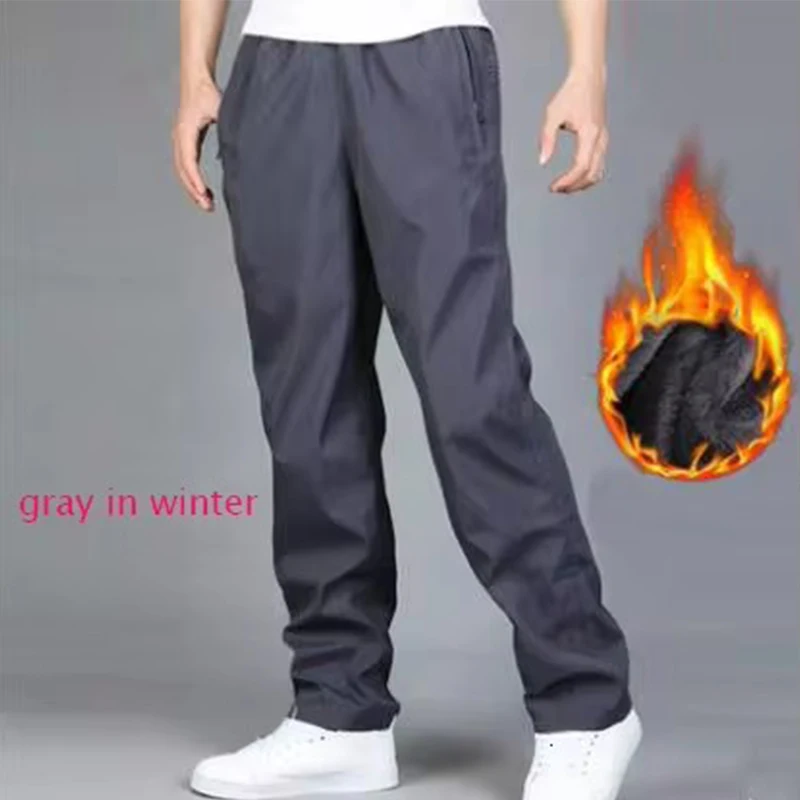 Sportkleding Broek Heren Losse Rechte Broek Grote Hoge Kwaliteit Sneldrogende Broek Herfst Winter Joggingbroek