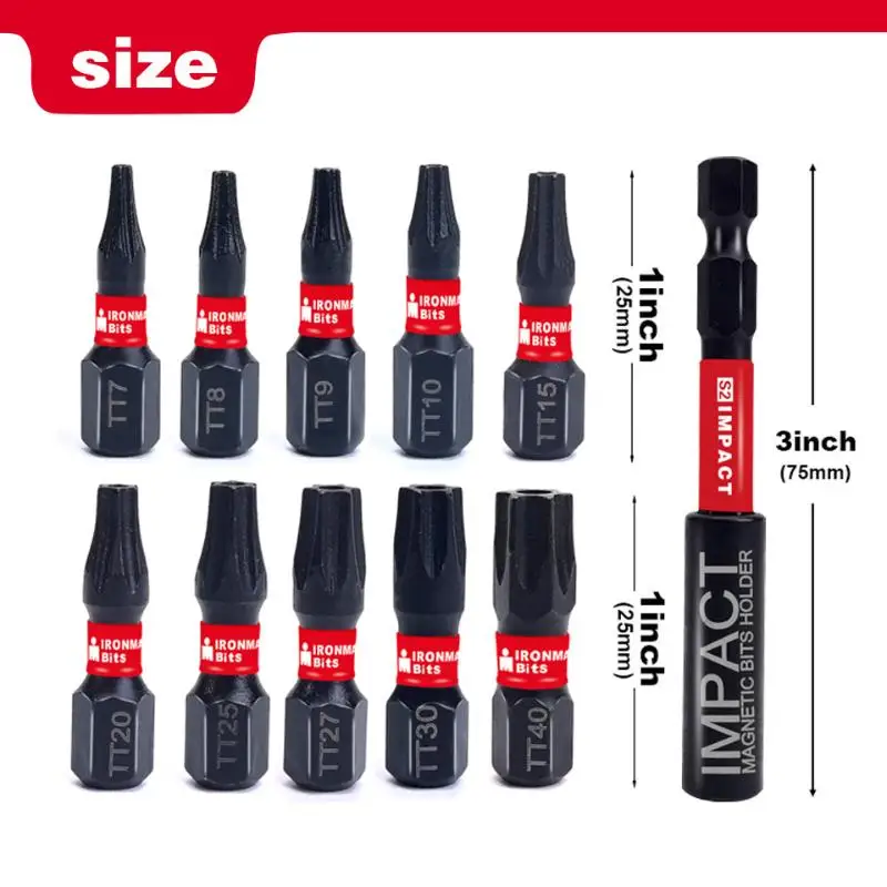 1Set Multi Hex Head Metric Insert Bits Set,S2 Steel Hex Screwdriver Bit Set With Base And 3 In Bit Holder