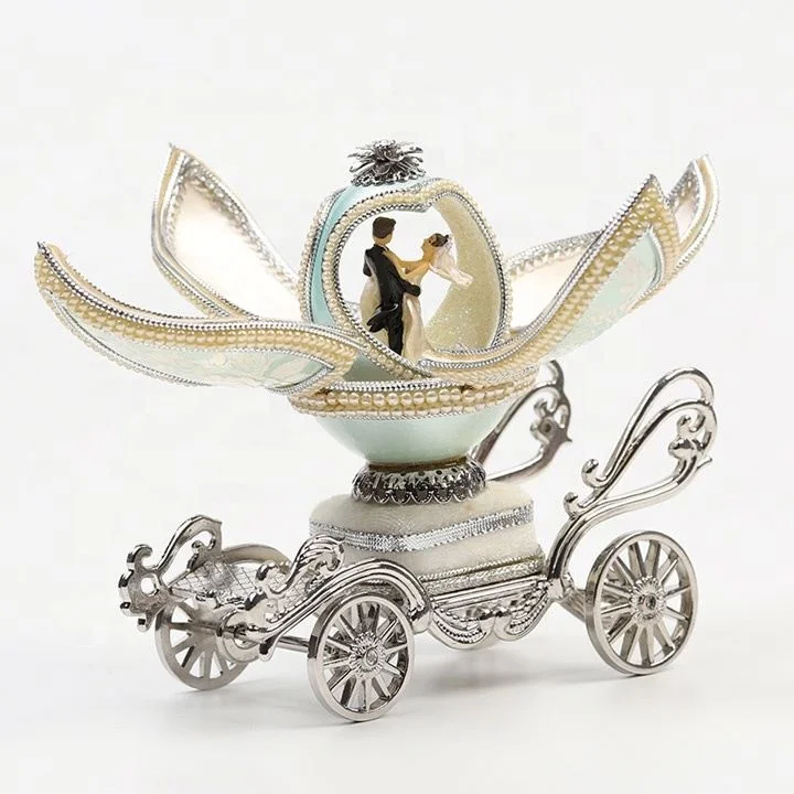 

Gorgeous Wedding Favor Gift Faberge Eggs Music Box