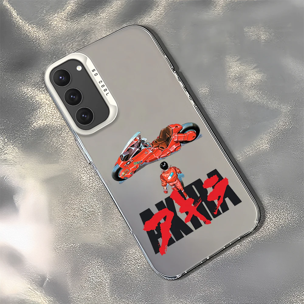 Akiras Anime Brands Funda-Phone Case for  For Samsung Galaxy S24 S23 S22 S21 S20 FE Ultra Plus 4G 5G  Fall Matte