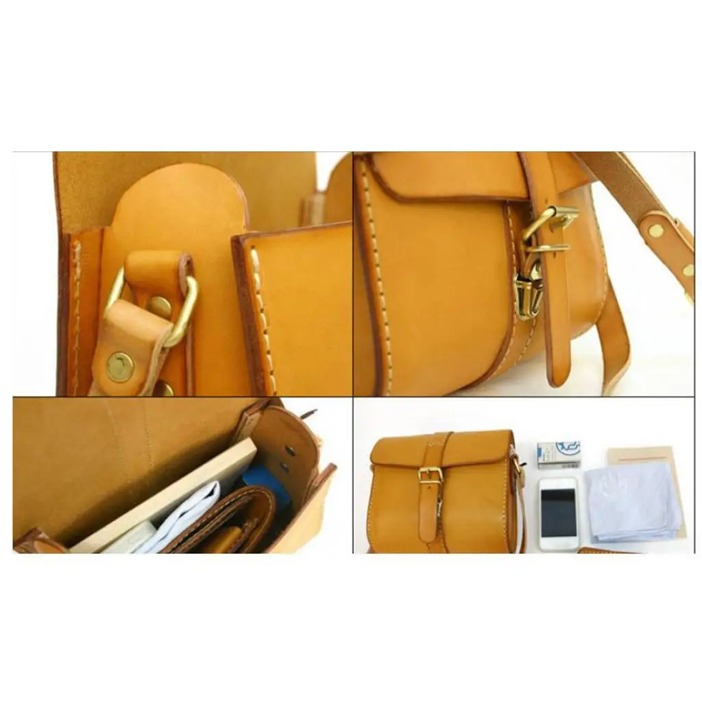 Transparent Acrylic Template Set for Leather Craft Pattern Cutting DIY Handbag Purse Wallet Stencils